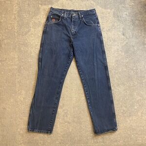 Twenty X Wrangler 20X Jeans Mens 31x30 Blue Dark Wash Straight Leg Denim Pants